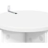 Augalų stovas 2 pcs Balta Ø29,5 x 60 cm Apdirbta mediena