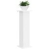 Augalų stovas 2 pcs Balta 30,5 x 30 x 100,5 cm Apdirbta mediena