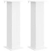 Augalų stovas 2 pcs Balta 30,5 x 30 x 100,5 cm Apdirbta mediena