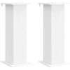 Augalų stovas 2 pcs Balta 30,5 x 30 x 80,5 cm Apdirbta mediena