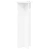 Augalų stovas 2 pcs Balta Ø40 x 100 cm Apdirbta mediena