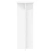 Augalų stovas 2 pcs Balta Ø40 x 100 cm Apdirbta mediena