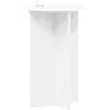 Augalų stovas 2 pcs Balta Ø40 x 60 cm Apdirbta mediena