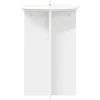 Augalų stovas 2 pcs Balta Ø40 x 60 cm Apdirbta mediena