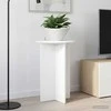 Augalų stovas 2 pcs Balta Ø40 x 60 cm Apdirbta mediena