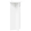 Augalų stovas 2 pcs Balta Ø40 x 80 cm Apdirbta mediena