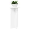 Augalų stovas 2 pcs Balta Ø40 x 80 cm Apdirbta mediena
