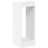 Augalų stovas 2 pcs Baltas 30 x 30 x 80 cm Dirbtinė mediena