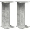 Augalų stovas 2 pcs Betono Pilka 25 x 25,5 x 60,5 cm