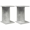 Augalų stovas 2 pcs Betono Pilka 25 x 25,5 x 40,5 cm