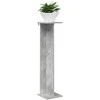 Augalų stovas 2 pcs Betono Pilka 25 x 25,5 x 100,5 cm