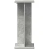 Augalų stovas 2 pcs Betono Pilka 25 x 25,5 x 60,5 cm