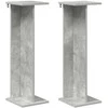 Augalų stovas 2 pcs Betono Pilka 25 x 25,5 x 80,5 cm