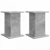Augalų stovas 2 pcs Betono pilka 30,5 x 30 x 43 cm