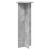 Augalų stovas 2 pcs Betono pilka Ø40 x 100 cm Apdirbta mediena