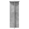 Augalų stovas 2 pcs Betono pilka Ø40 x 100 cm Apdirbta mediena