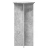 Augalų stovas 2 pcs Betono pilka 40 x 40 x 80 cm
