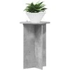 Augalų stovas 2 pcs Betono pilka Ø40 x 60 cm Apdirbta mediena
