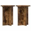 Augalų stovas 2 pcs Dūminio ąžuolo Ø29,5 x 40 cm