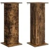 Augalų stovas 2 pcs Dūminio ąžuolo 30,5 x 30 x 80,5 cm