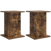 Augalų stovas 2 pcs Dūminio ąžuolo 30,5 x 30 x 43 cm