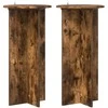Augalų stovas 2 pcs Dūminio ąžuolo 40 x 40 x 80 cm
