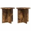 Augalų stovas 2 pcs Dūminio ąžuolo 40 x 40 x 40 cm