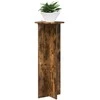 Augalų stovas 2 pcs Dūminio ąžuolo Ø40 x 100 cm