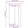 Augalų stovas 2 pcs Itin blizgi balta Ø29,5 x 40 cm