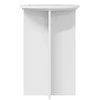 Augalų stovas 2 pcs Itin blizgi balta Ø40 x 60 cm