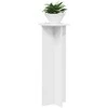 Augalų stovas 2 pcs Itin blizgi balta Ø40 x 100 cm