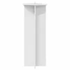 Augalų stovas 2 pcs Itin blizgi balta Ø40 x 100 cm