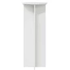 Augalų stovas 2 pcs Itin blizgi balta Ø40 x 100 cm