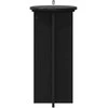 Augalų stovas 2 pcs Juoda 29,5 x 29,5 x 60 cm Apdirbta mediena
