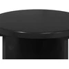 Augalų stovas 2 pcs Juoda Ø29,5 x 40 cm Apdirbta mediena