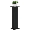 Augalų stovas 2 pcs Juoda 30,5 x 30 x 100,5 cm Apdirbta mediena
