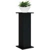 Augalų stovas 2 pcs Juoda 30,5 x 30 x 80,5 cm Apdirbta mediena