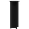 Augalų stovas 2 pcs Juoda Ø40 x 100 cm Apdirbta mediena