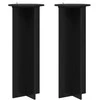 Augalų stovas 2 pcs Juoda Ø40 x 100 cm Apdirbta mediena
