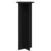Augalų stovas 2 pcs Juoda Ø40 x 100 cm Apdirbta mediena