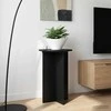 Augalų stovas 2 pcs Juoda Ø40 x 60 cm Apdirbta mediena