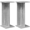 Augalų stovas 2 pcs Pilka Sonoma 25 x 25,5 x 60,5 cm