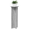Augalų stovas 2 pcs Pilka sonoma ąžuolo Ø40 x 100 cm