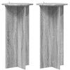 Augalų stovas 2 pcs Pilka sonoma ąžuolo 40 x 40 x 80 cm