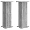 Augalų stovas 2 pcs Pilka sonoma ąžuolo 30,5 x 30 x 80,5 cm