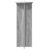 Augalų stovas 2 pcs Pilka sonoma ąžuolo Ø40 x 100 cm