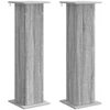 Augalų stovas 2 pcs Pilka sonoma ąžuolo 30,5 x 30 x 100,5 cm