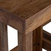 Augalų stovas 2 vnt. Ruda 70 x 11 x 27 cm Mahogany Medis