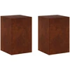 Augalų stovas 2 pcs Rūdijanti 40 x 40 x 60 cm