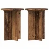 Augalų stovas 2 pcs Sendintos medienos Ø29,5 x 40 cm